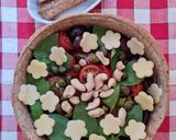 Foto del paso 4 de la receta: Ensalada 🥗 inspirada en Caprese 🇮🇹 en ensaladera comestible