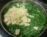 A picture of step 1 of Aloo meethi.