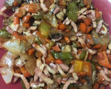 Foto del paso 3 de la receta: Verduras salteadas con bacon