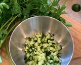 A picture of step 2 of Perfect Tabbouleh.