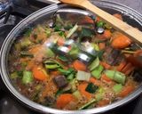 Une image de l'étape 14 de Bœuf aux poireaux, carottes et tomates (au bouillon de butternut).