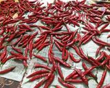 A picture of step 1 of Ripened red chillies chutney.