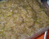 A picture of step 2 of Garden Egg Sauce.