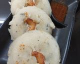 A picture of step 10 of Rava idli.