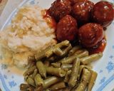 A picture of step 4 of Homemade "TV dinner" Meal.