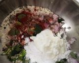 A picture of step 1 of Rava masala cut dosa sooji masala cut dosa.