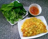 Hình bước làm 12 của món Bánh Xèo