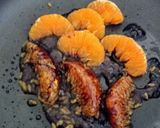 Foto del paso 13 de la receta: Alitas de pollo al horno. Guarnición: blinis de papas y gajos de mandarina caramelizados