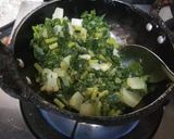 मूली के पत्तों की भूजी (Mooli ke patto ki bhuji recipe in Hindi) रेसिपी चरण 4 फोटो