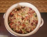 A picture of step 4 of Rajma curd salad.