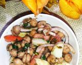A picture of step 10 of Aloo Chana Chaat.