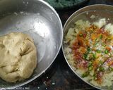 A picture of step 1 of Aloo Paratha.