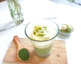 Foto langkah ke 6 dari resep Puding Matcha Latte ala Kafe Jepang.