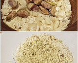 Foto del paso 3 de la receta: Pollo en Tempura de Almendra y Pistacho con Rúcula frita