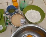 Foto langkah ke 1 dari resep Bolu pandan mekar kukus.