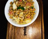 A picture of step 4 of Potato Chaana Chaat 😋.
