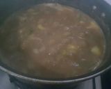 A picture of step 4 of Sindhi curry.