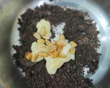 A picture of step 1 of No bake banana 🍌 cheese chilled cake in bowl.