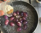 A picture of step 2 of Khatta Meetha Spicy Jamun Cooler.