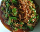Foto langkah ke 3 dari resep Tumis buncis belacan.