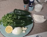 A picture of step 1 of Green Pasta.
