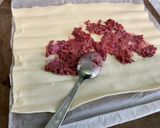 Une image de l'étape 5 de Palmiers feuilletés au saumon fumé et carottes violettes.