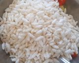 A picture of step 2 of Bhel puri.