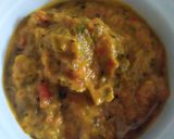 A picture of step 2 of Capsicum chutney.