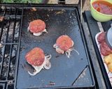 Tripla smash burger recept fázis 1 fotója
