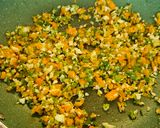 A picture of step 1 of Veg seekh kabab.
