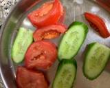 Tomato Cucumber and nuts salad recipe step 1 photo