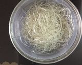 Hình bước làm 4 của món Miến xào hải sản