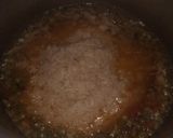 A picture of step 4 of Masala mater poulao.