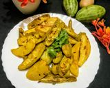 परवल आलू की सब्जी (आसान,त्वरित, स्वादिष्ट) रेसिपी चरण 4 फोटो