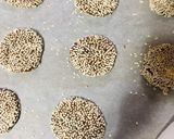 A picture of step 2 of Baked Tahini Cookies.