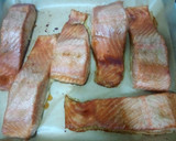 Foto del paso 7 de la receta: Salmón marinado con aire de pomelo