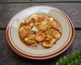 Foto langkah ke 5 dari resep Cah Sawi Putih Sosis.