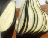 Foto del paso 2 de la receta: Maxi timbal de berenjena y pasta cocida con Dashi, atún y salmón