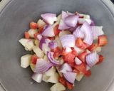 A picture of step 3 of Sweet potato salad.