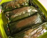 Foto langkah ke 7 dari resep Nasi Bakar Ayam Teri Jamur.