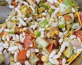 A picture of step 3 of Healthy Diet bhel.