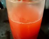 A picture of step 1 of Pomegranate Watermelon Juice.
