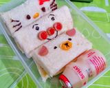Foto langkah ke 10 dari resep Bekal Bento Sandwich 3in1.