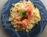 Foto langkah ke 2 dari resep Mie Garlic Udang.