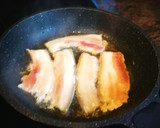 Foto del paso 1 de la receta: Panceta con pimiento asado y alubia - fácil - novatos