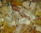 Foto del paso 4 de la receta: Pollo con crema de panceta