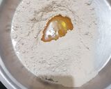 A picture of step 3 of Maharashtrian Authentic Puranpoli.