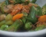 Foto langkah ke 1 dari resep Ocra tumis jamur.