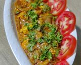 A picture of step 8 of Paneer do pyaaza.