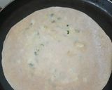 A picture of step 4 of Mooli (radish) parathe.